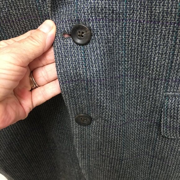 Vintage Chaps Ralph Lauren Tweed Sport Coat 42R - Picture 8 of 14